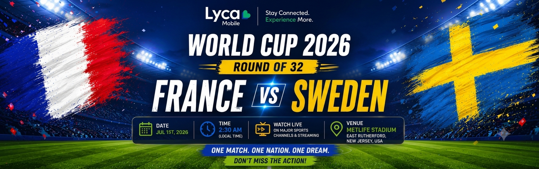 World Cup 2026 - France Vs Sweden Match