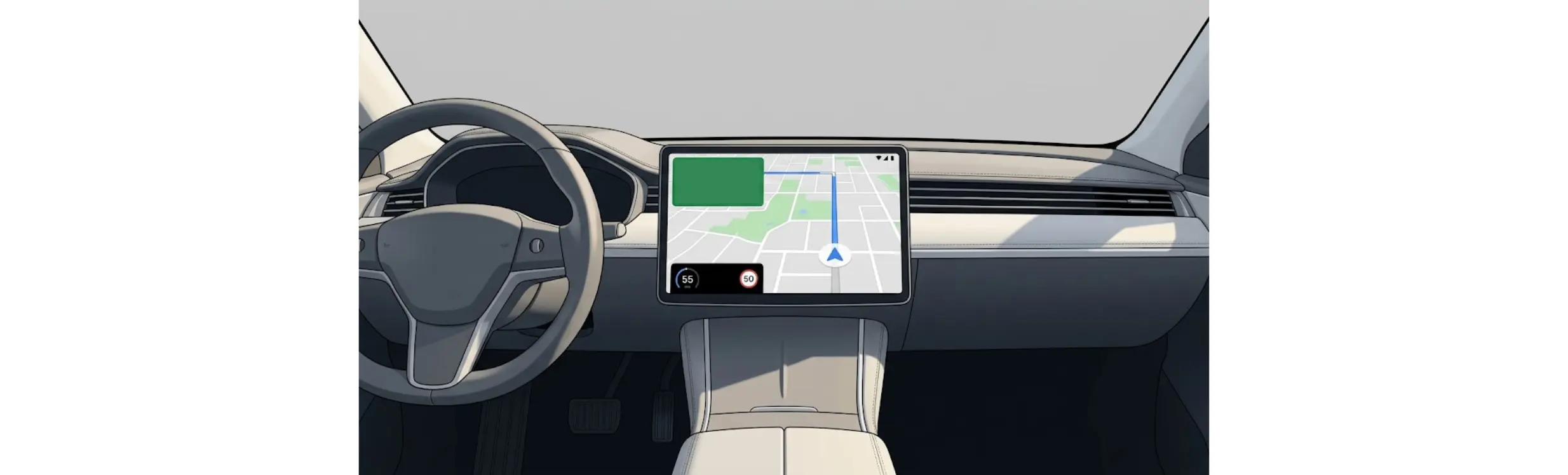 google maps android auto