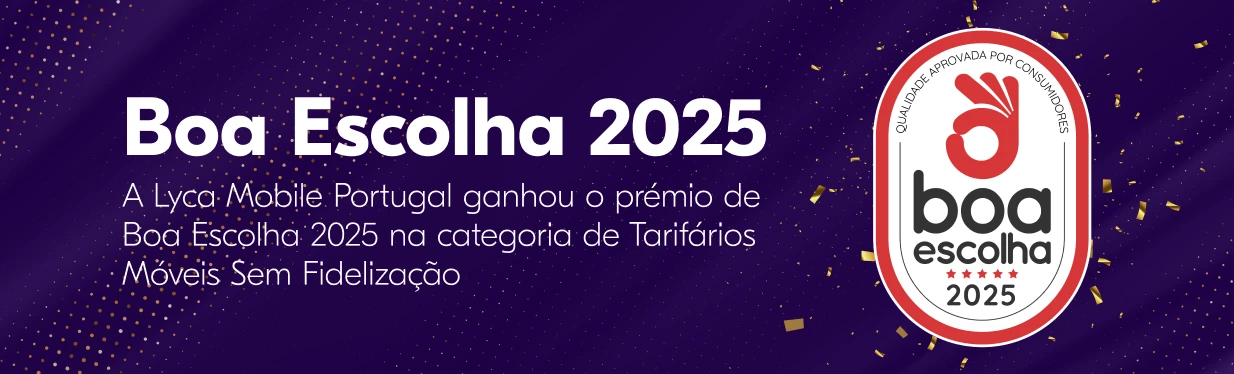 Pelo terceiro ano consecutivo, a Lyca Mobile Portugal vence o Prémio Boa Escolha