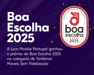 Pelo terceiro ano consecutivo, a Lyca Mobile Portugal vence o Prémio Boa Escolha