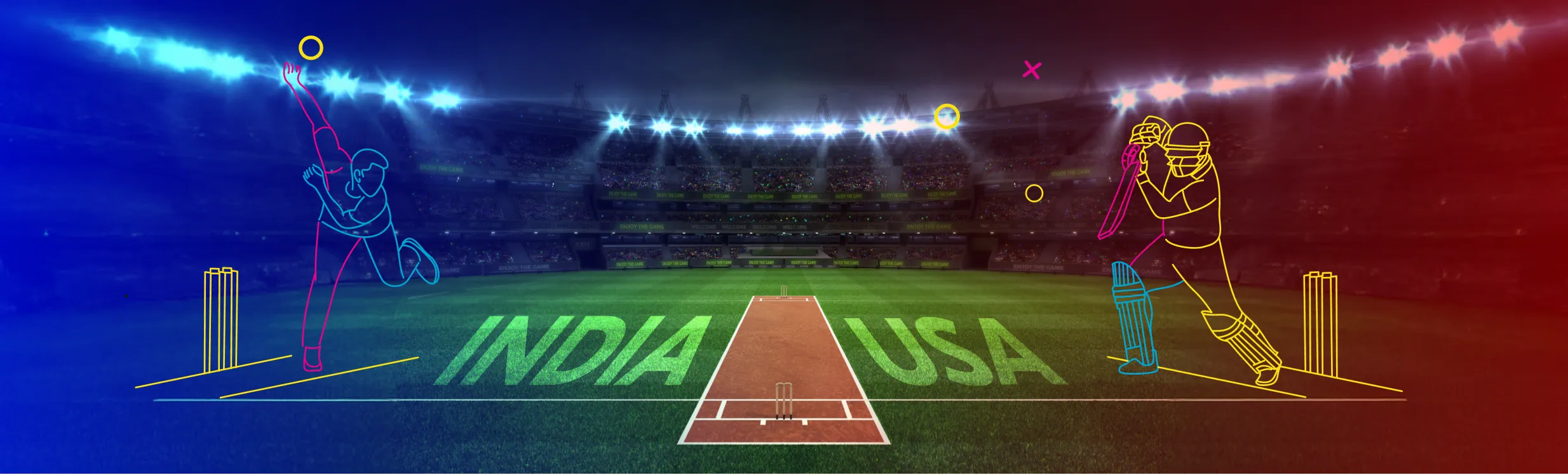 India vs USA Cricket 2026 - Desktop