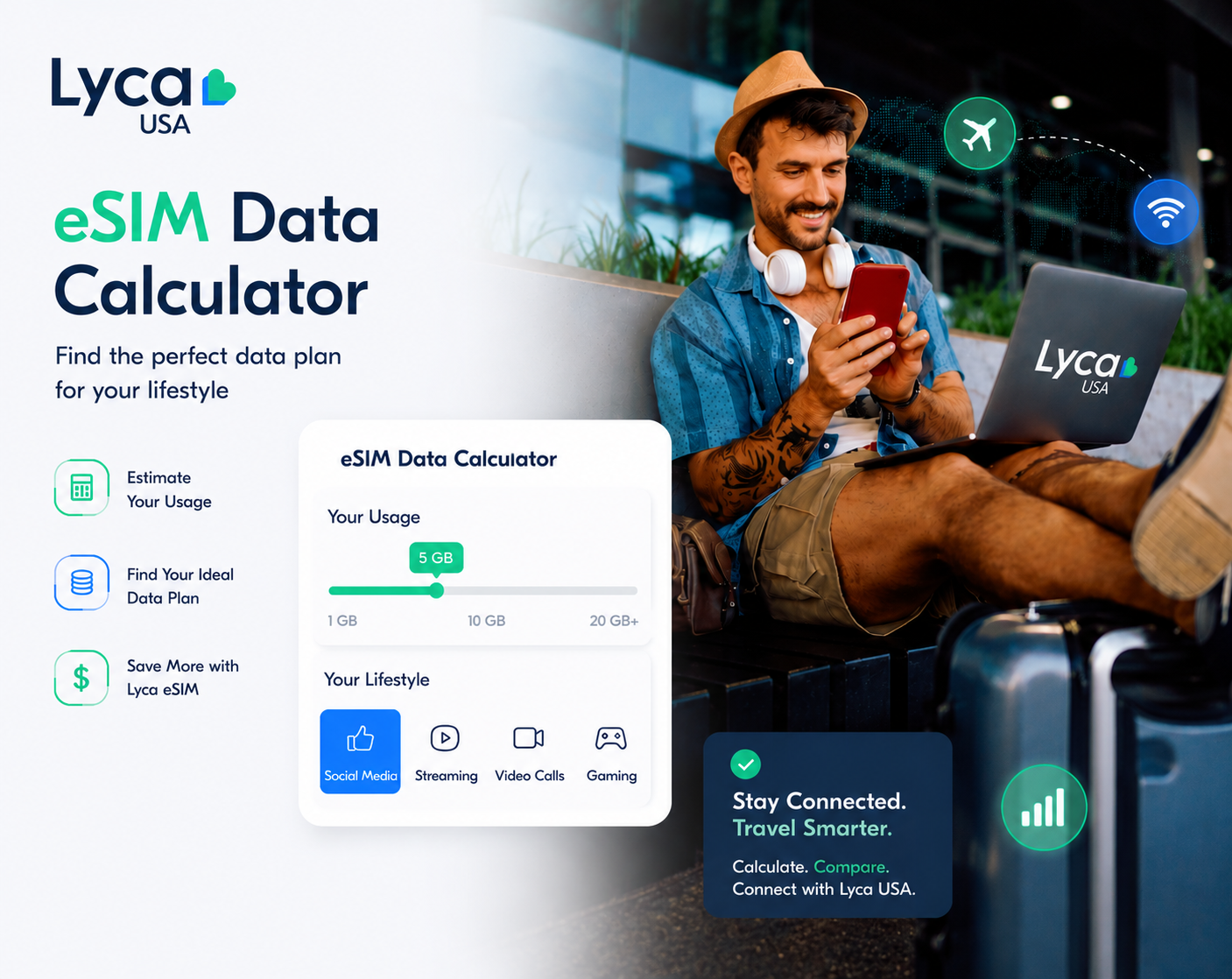 Lyca Mobile eSIM Data Calculator - Mobile